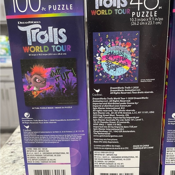 TROLLS Puzzles and Game Set (5 Total)  Brand New NWT - Picture 5 of 8
